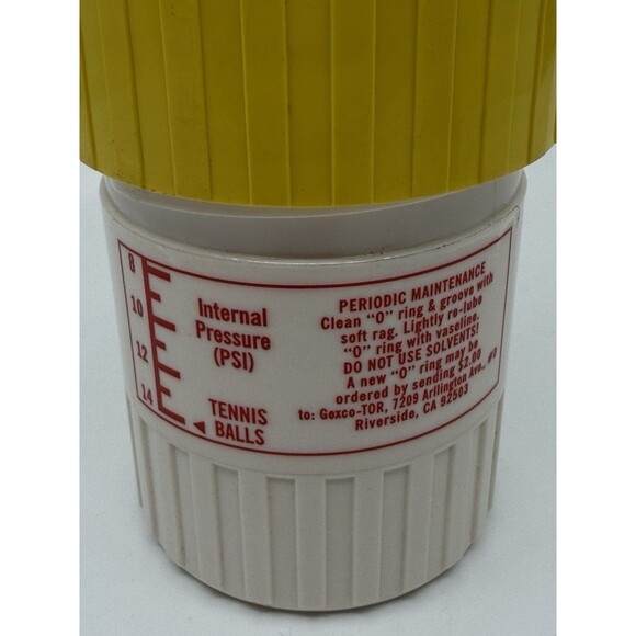 Gexco Tennis Ball Saver Pressurized Tennis Ball Storage For 3 Balls Made In USA - Picture 5 of 6